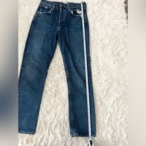 Agolde Riley dark wash high wasted. Size 26.